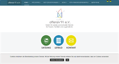 Desktop Screenshot of offensiv91.de